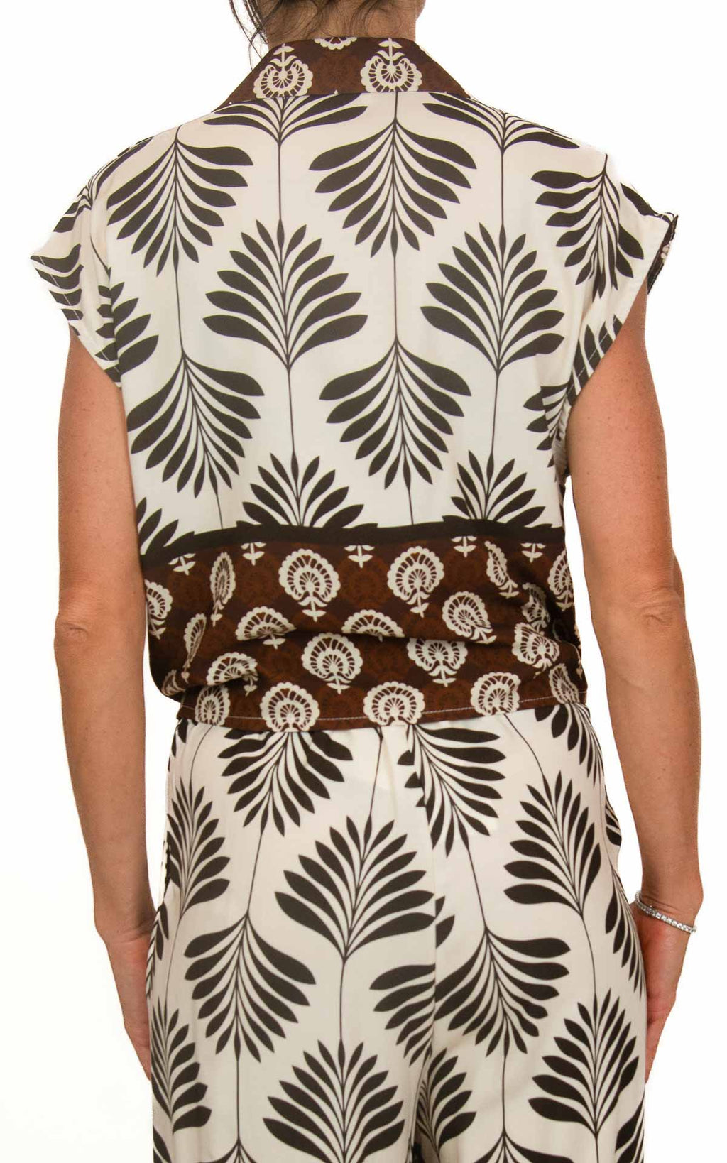 Susymix - Camicia fantasia - Latte
