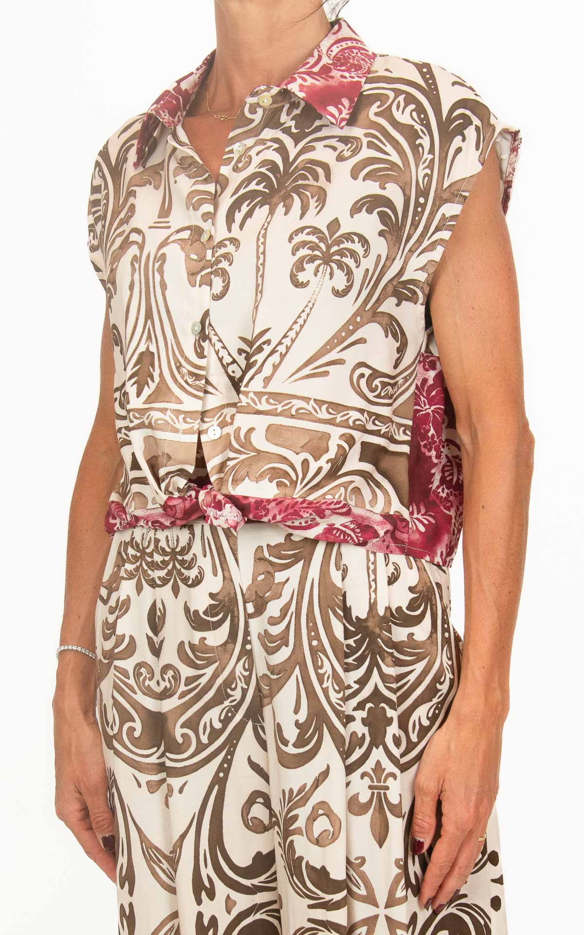 Susymix - Camicia fantasia - Beige