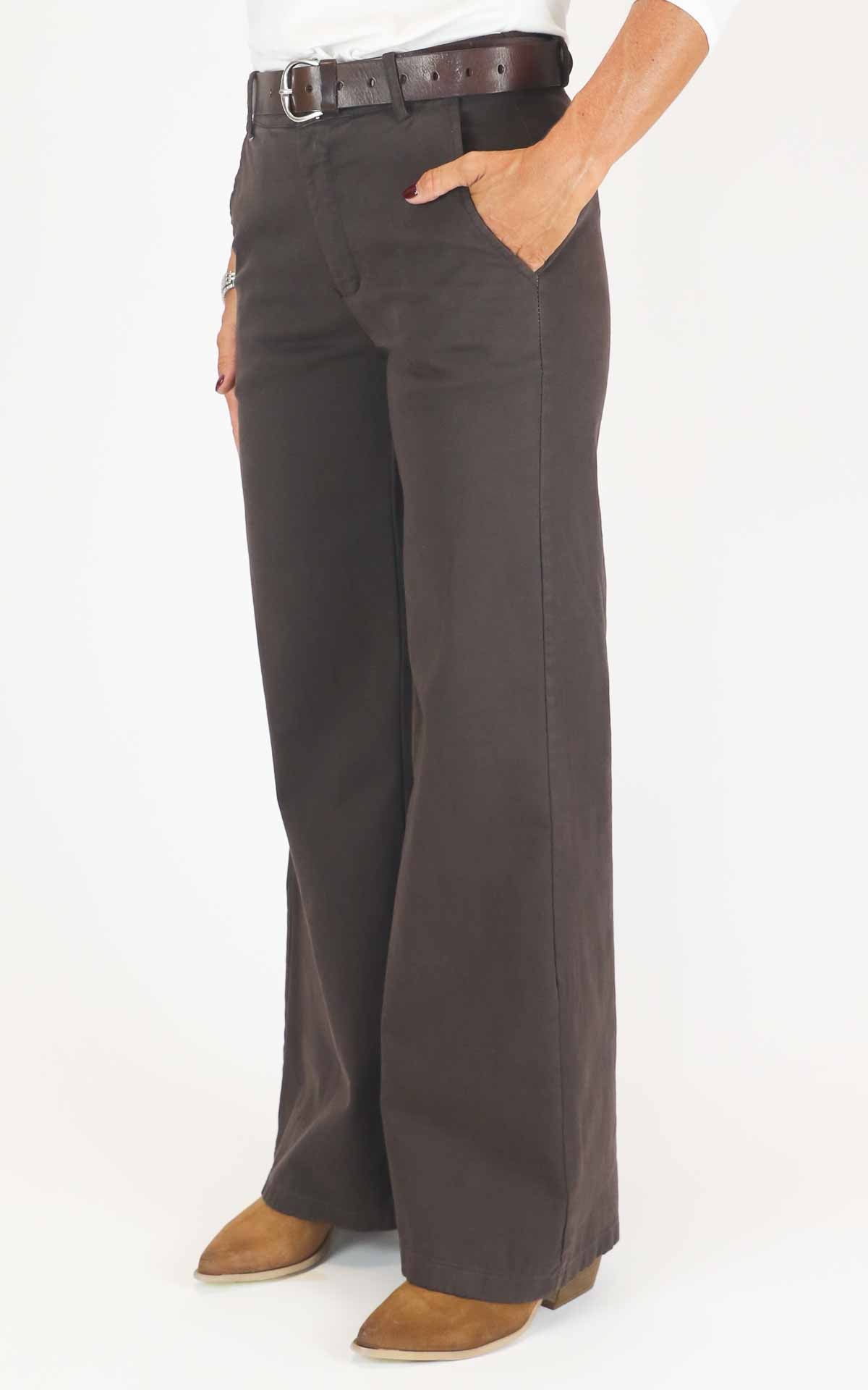 Off-On - Pantalone Betty - Cioccolato