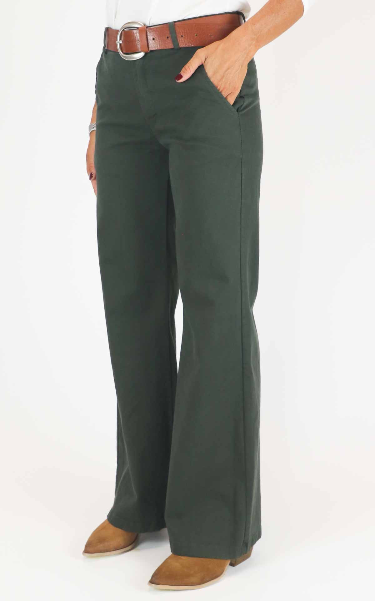 Off-On - Pantalone Betty - Verde