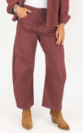 Off-On - Pantalone baloon - Vino