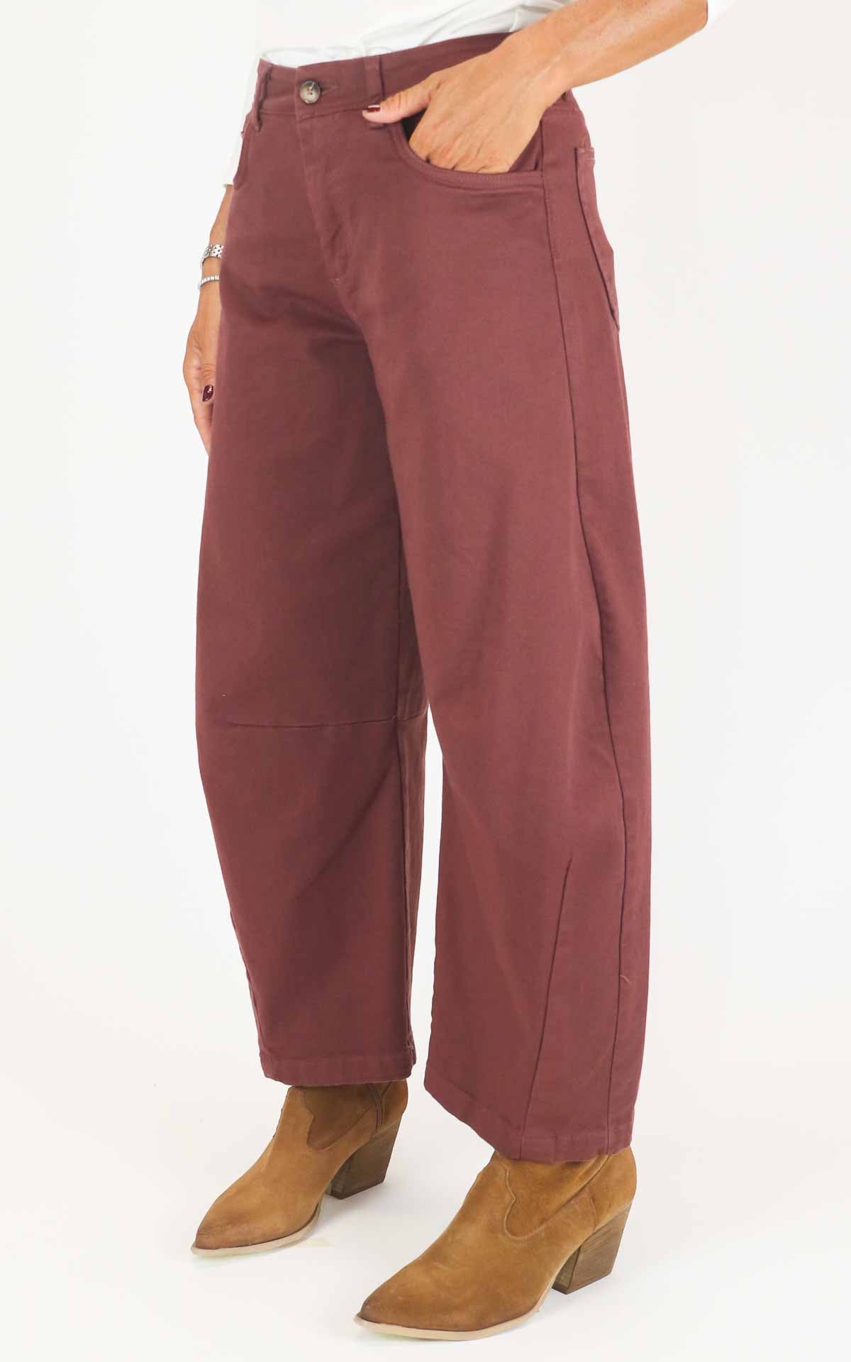 Off-On - Pantalone baloon - Vino
