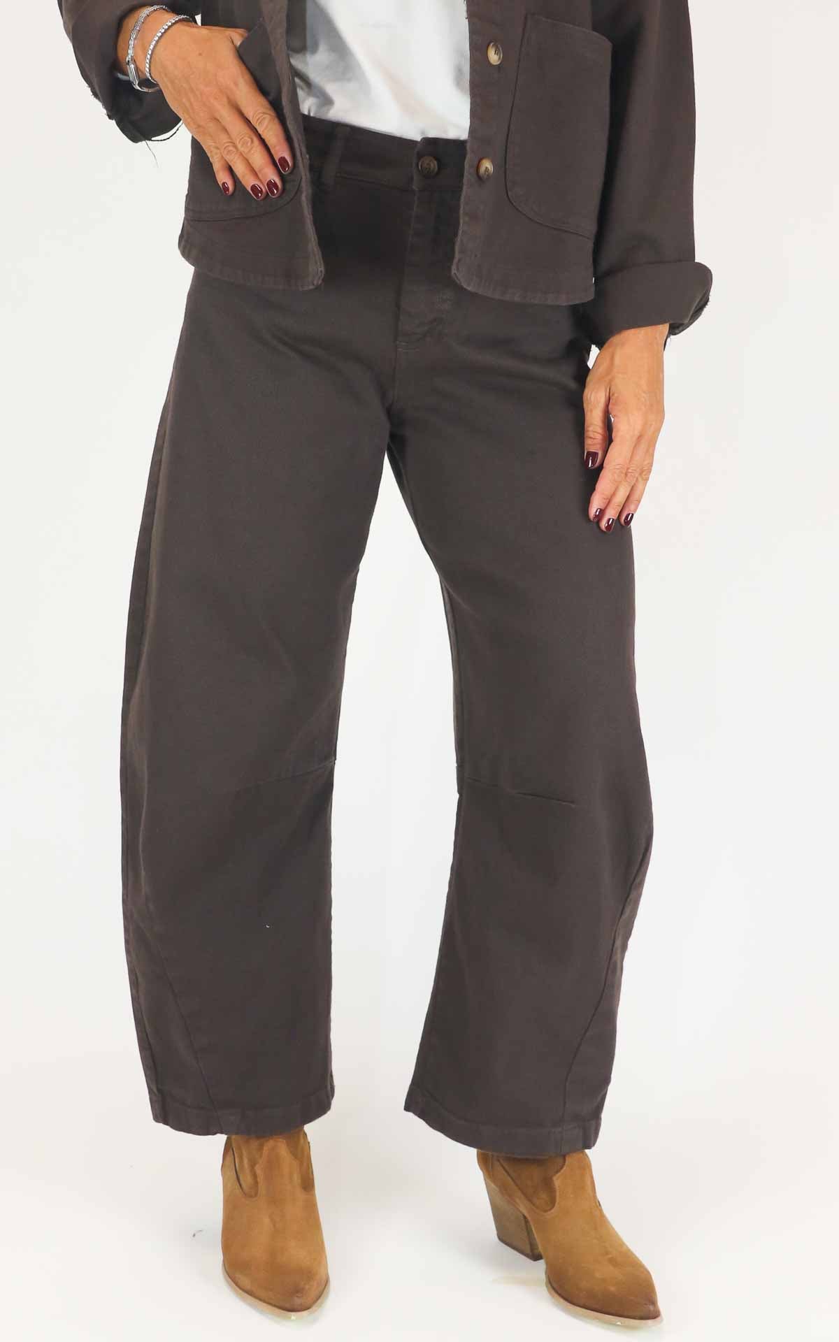 Off-On - Pantalone baloon - Cioccolato
