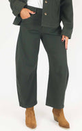 Off-On - Pantalone baloon - Verde