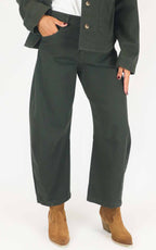 Off-On - Pantalone baloon - Verde