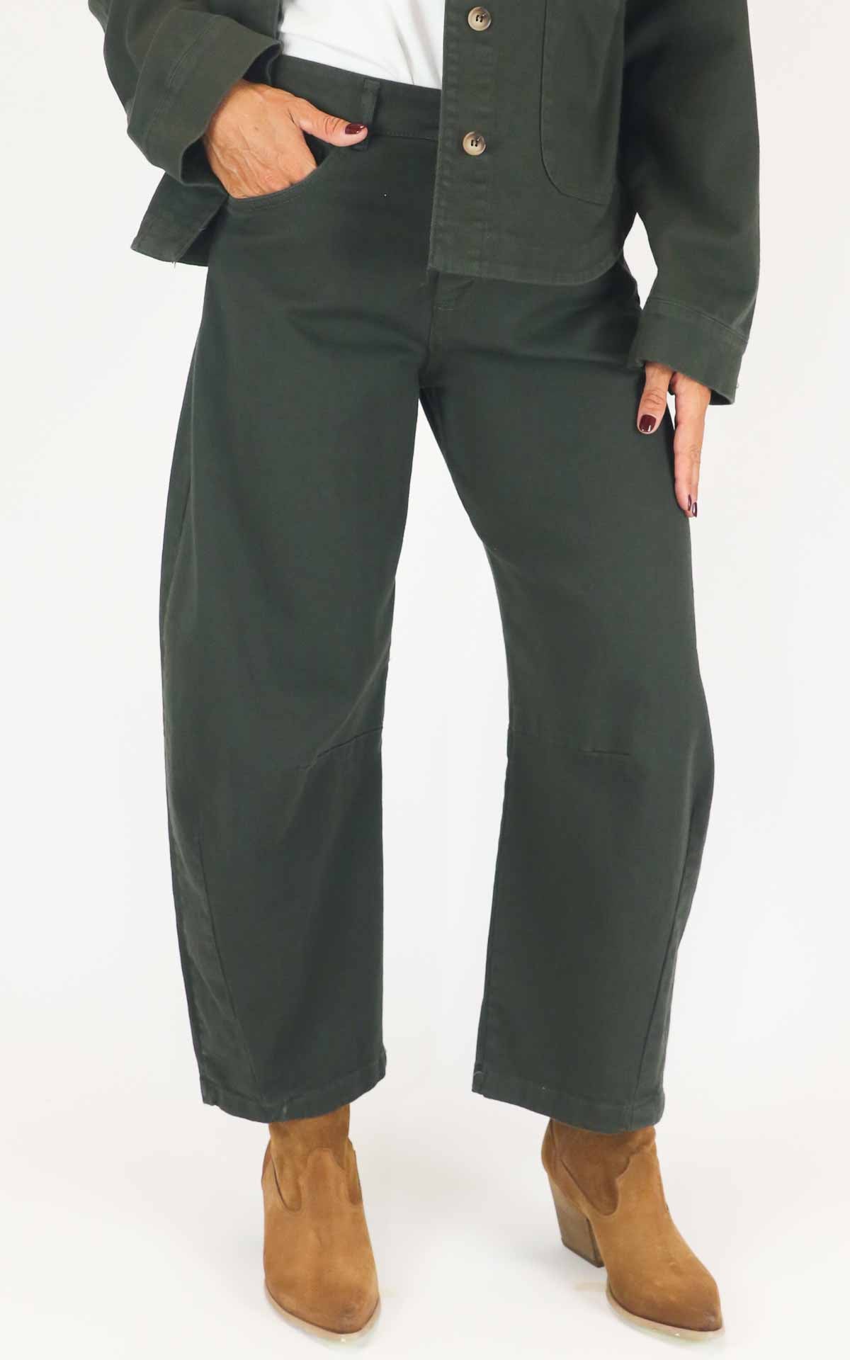 Off-On - Pantalone baloon - Verde