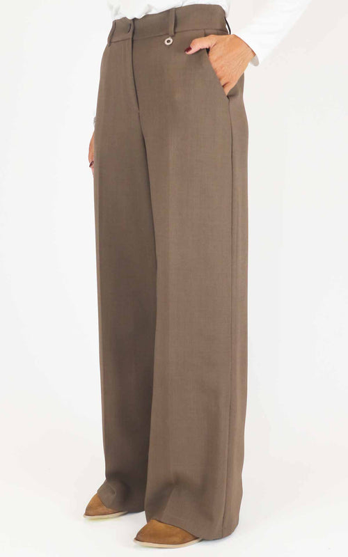 Eco - Pantalone palazzo - Sigaro