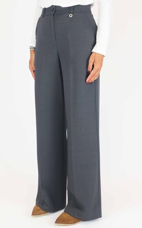 Eco - Pantalone palazzo - Grigio