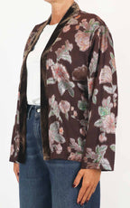 Wu'Side - Kimono bomber fantasia - Barolo / rosa