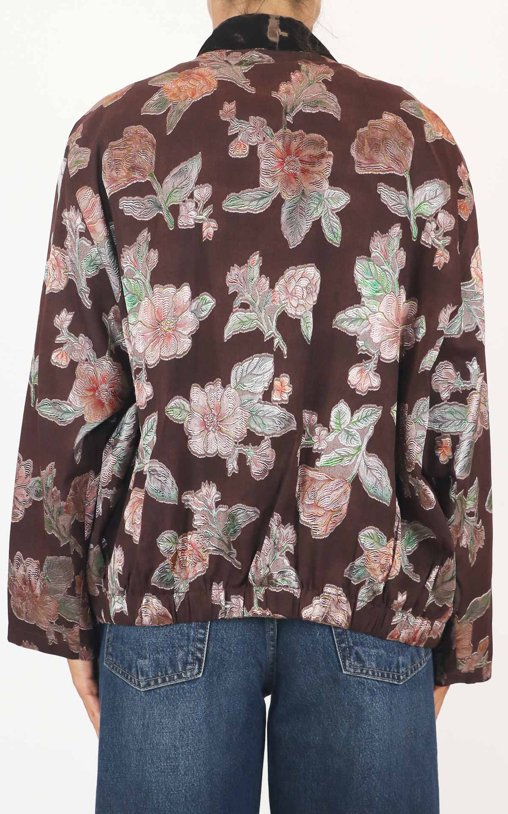 Wu'Side - Kimono bomber fantasia - Barolo / rosa