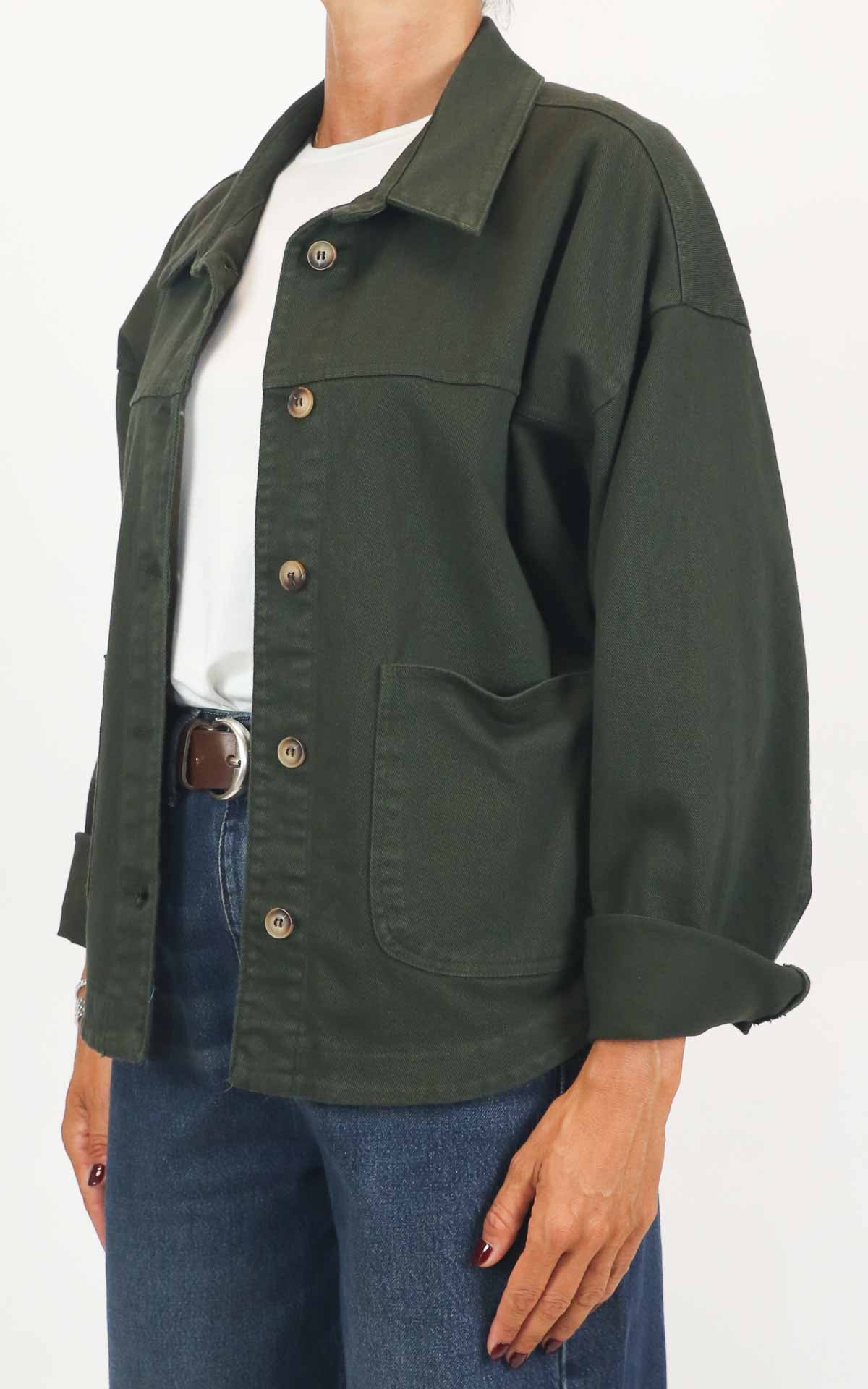 Off-On - Giacca canvas - Verde