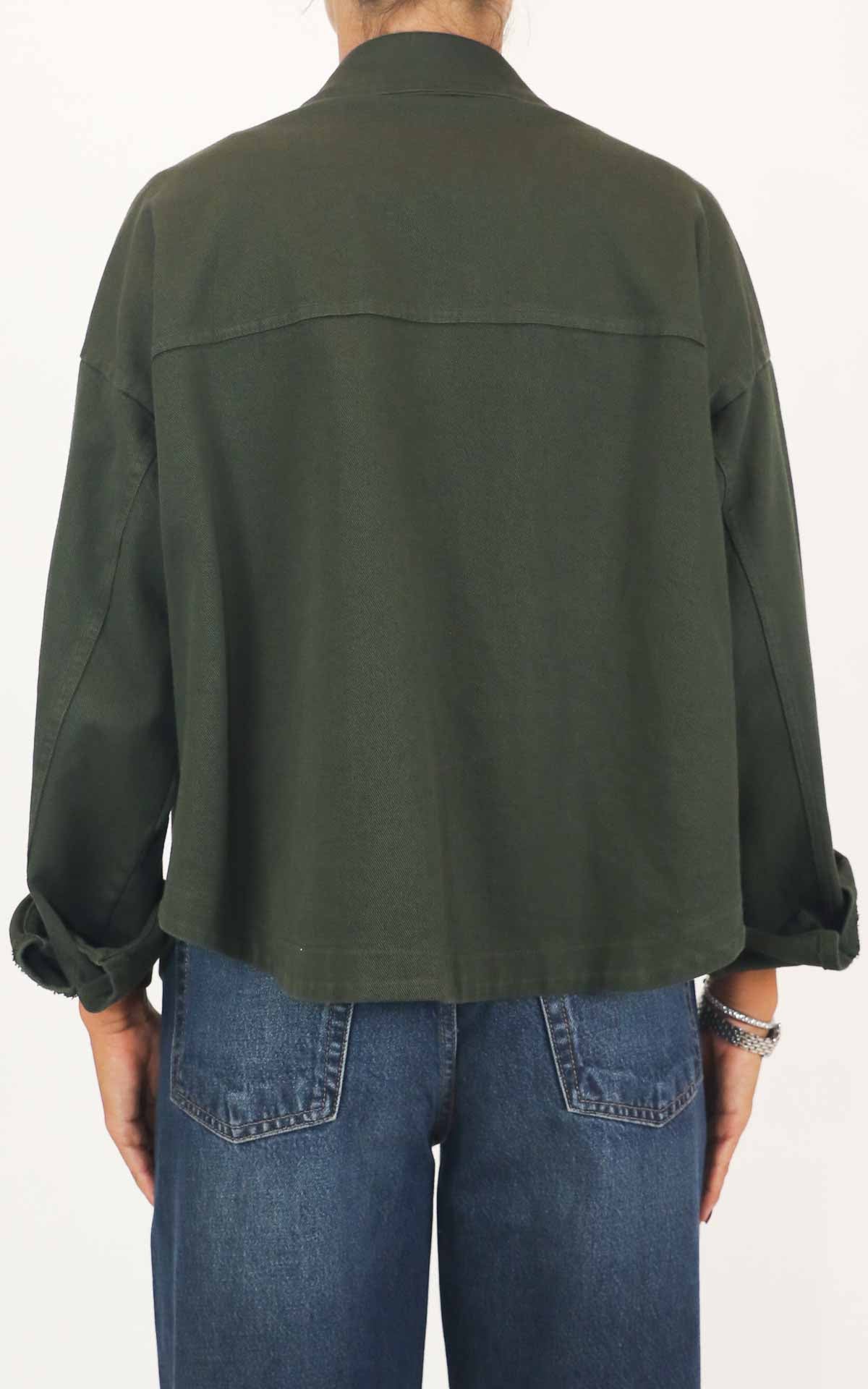 Off-On - Giacca canvas - Verde