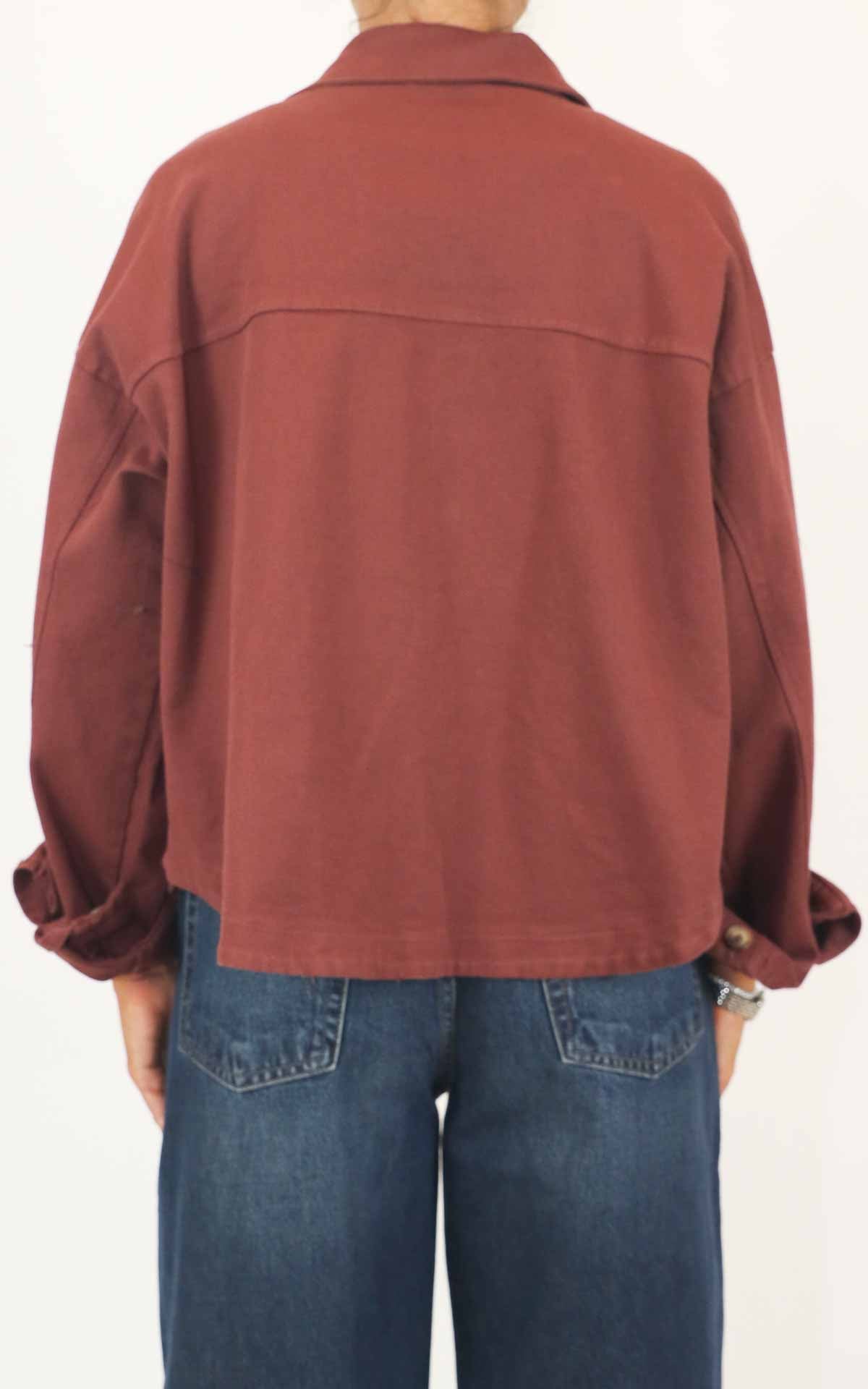 Off-On - Giacca canvas - Vino