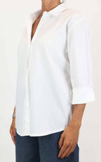 Off-On - Camicia tinta unita - Bianco