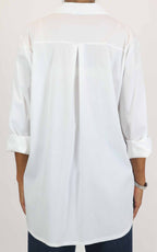 Off-On - Camicia tinta unita - Bianco