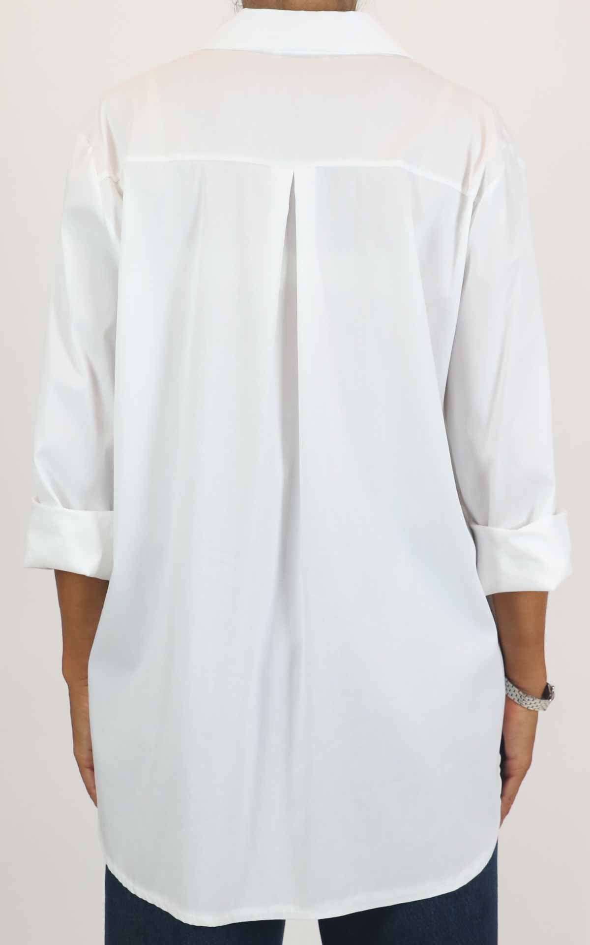 Off-On - Camicia tinta unita - Bianco