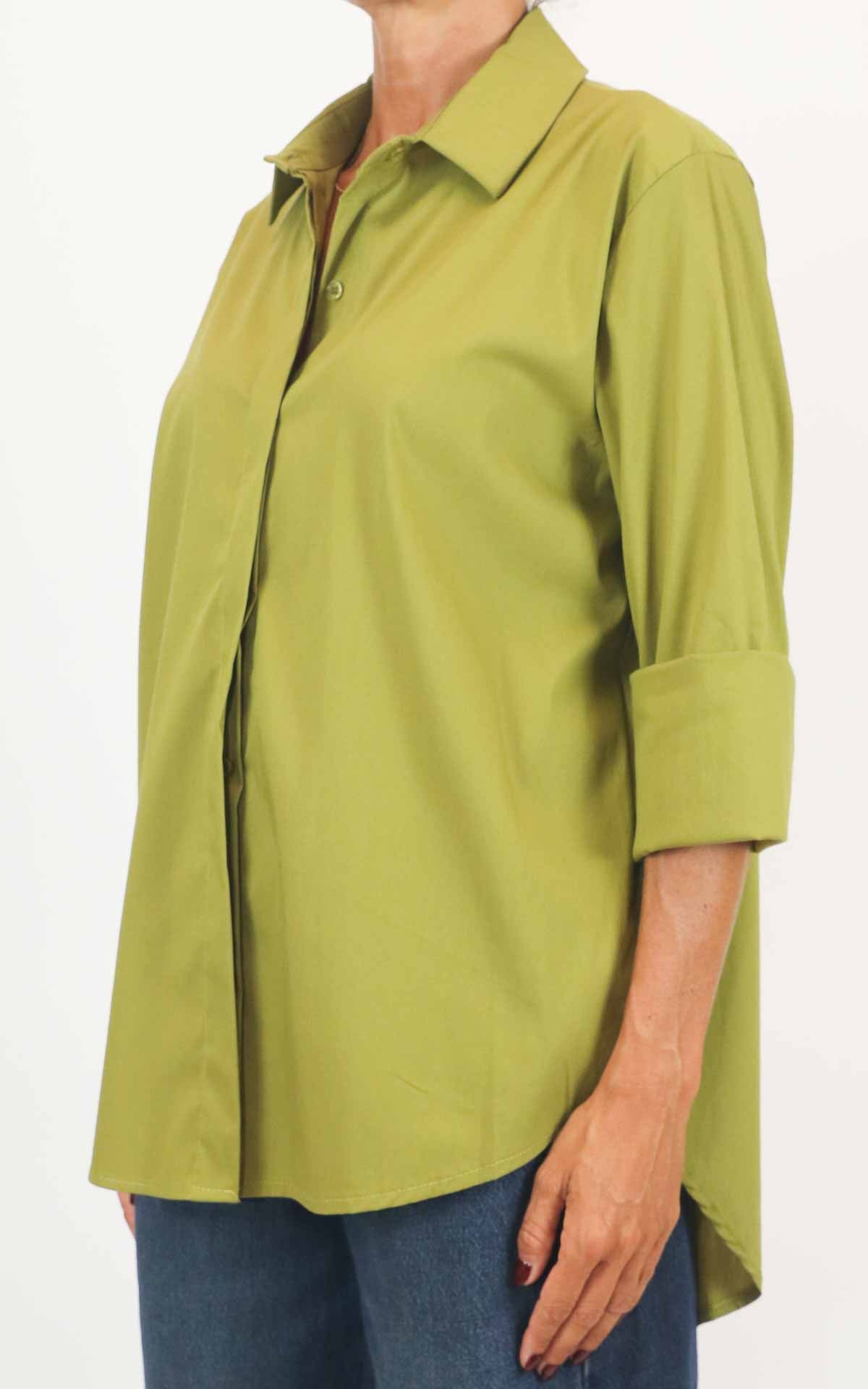 Off-On - Camicia tinta unita - Olio