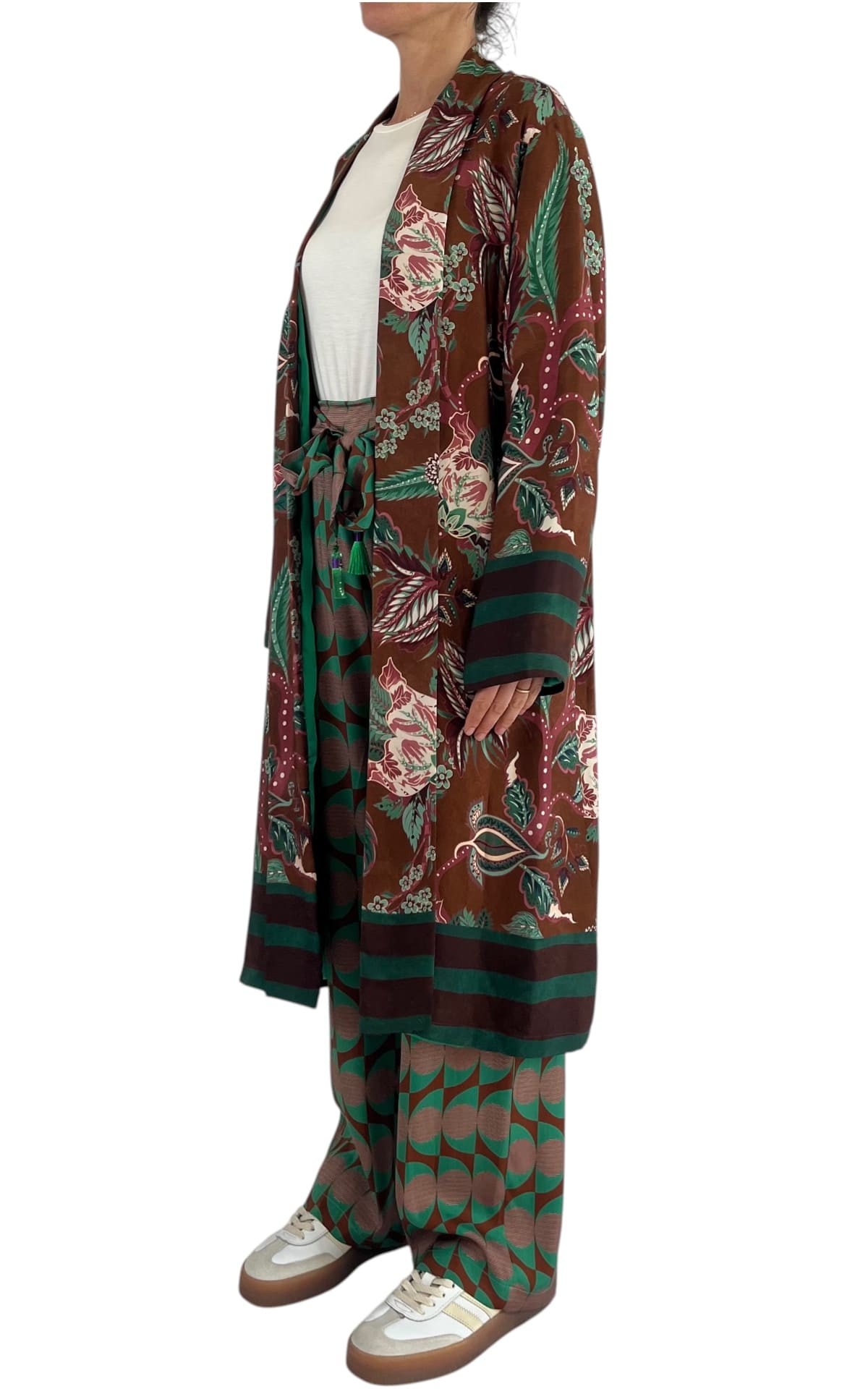 WU’SIDE – Kimono medio – Marrone
