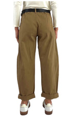 Susymix- Pantalone ovetto con elastico - Cammello