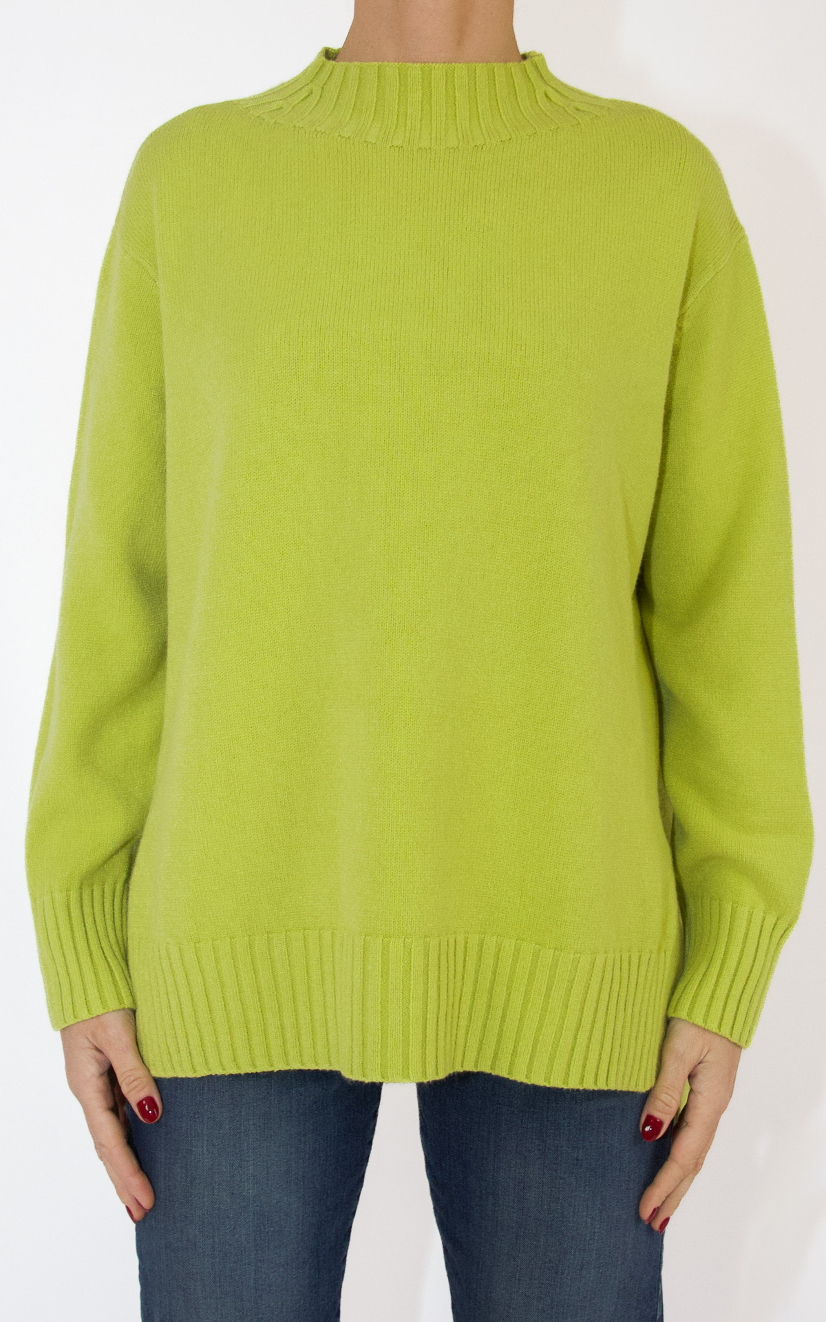 (image for) Maglia oversize verde lime Initial