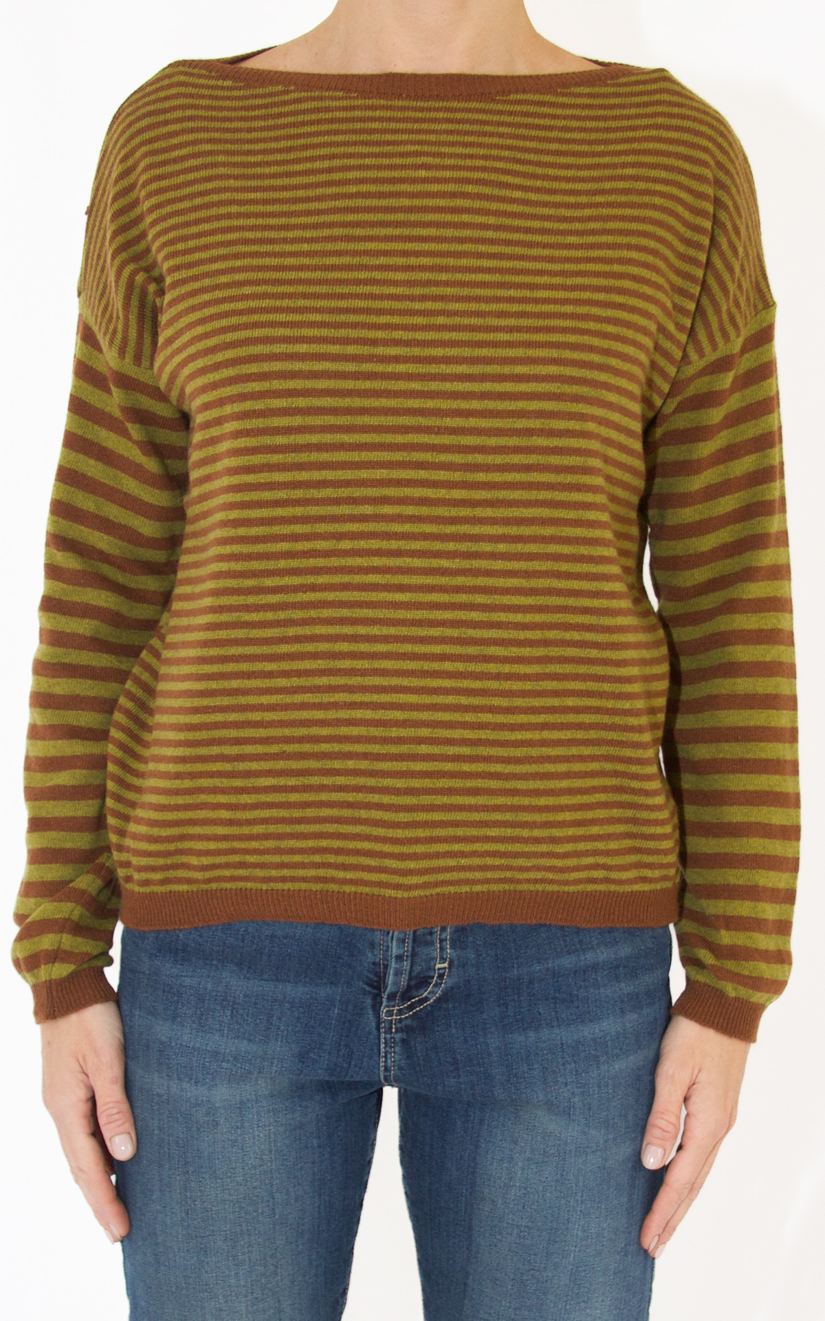 (image for) Maglione righe lime Off-On