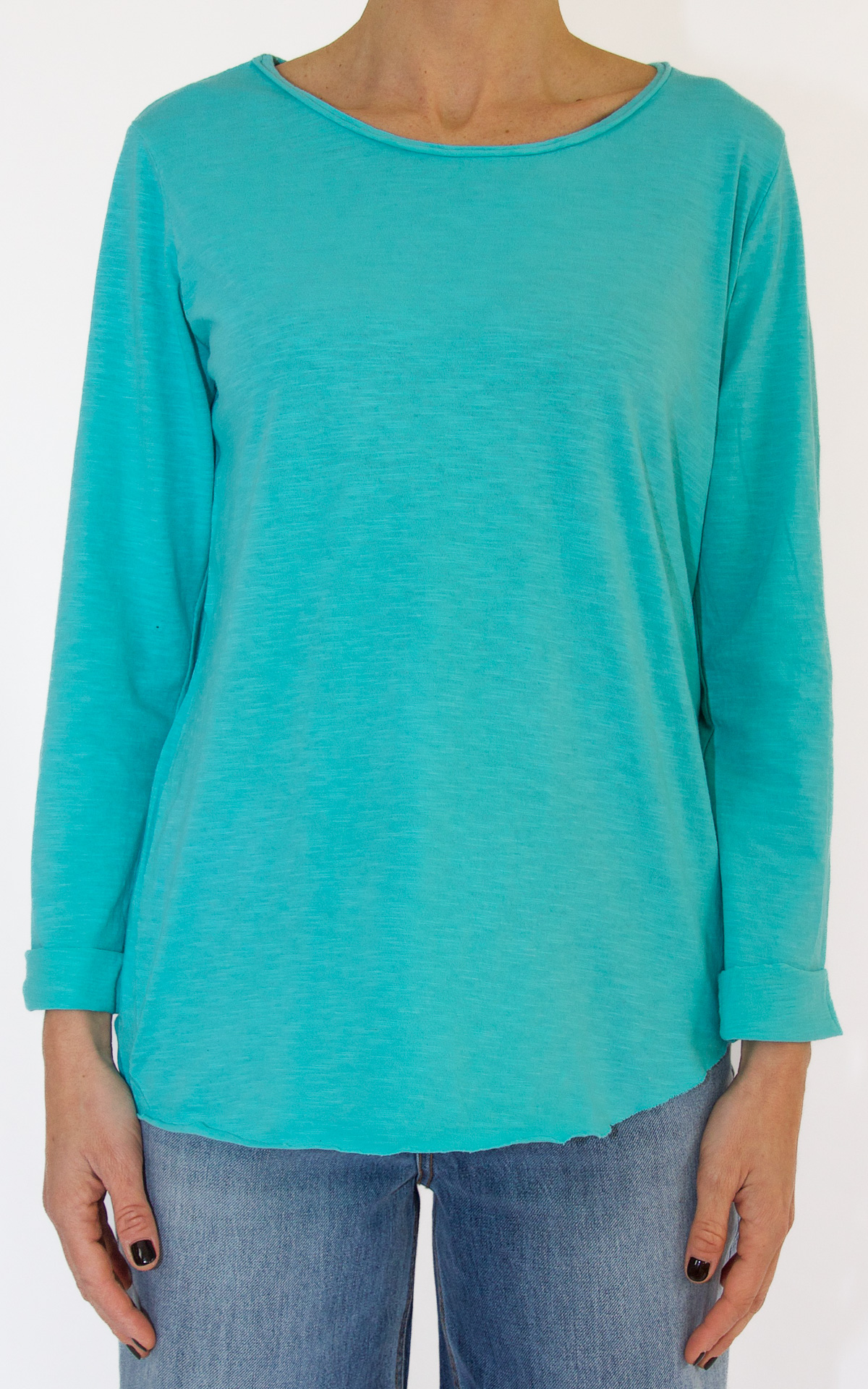 (image for) Initial – t-shirt cotone – azzurra