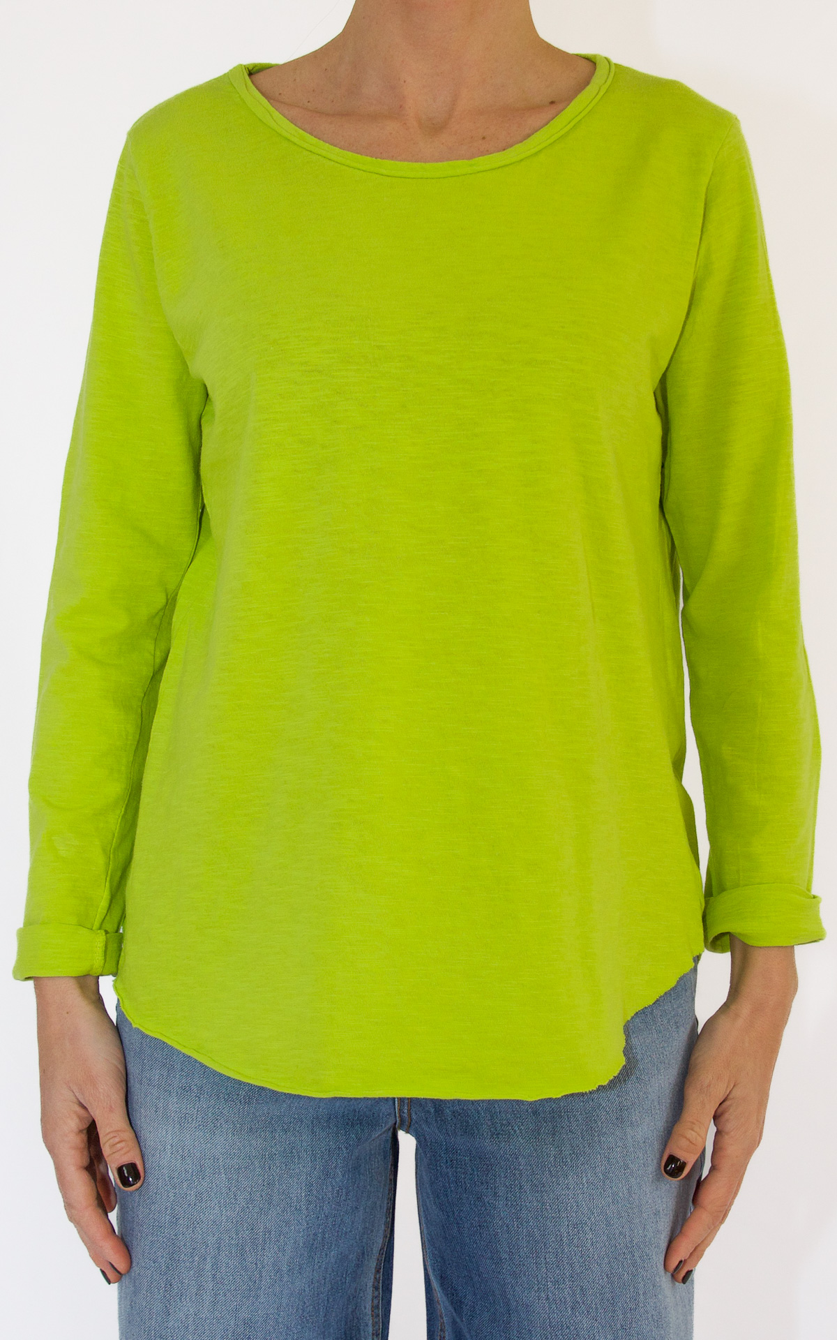 T-shirt cotone lime Initial