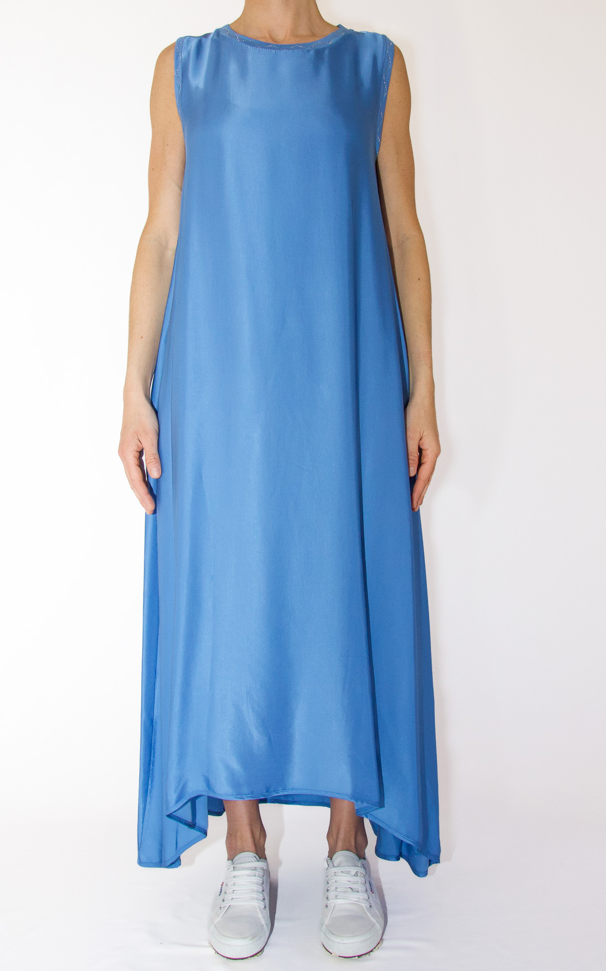 (image for) Eco – abito lungo – blu