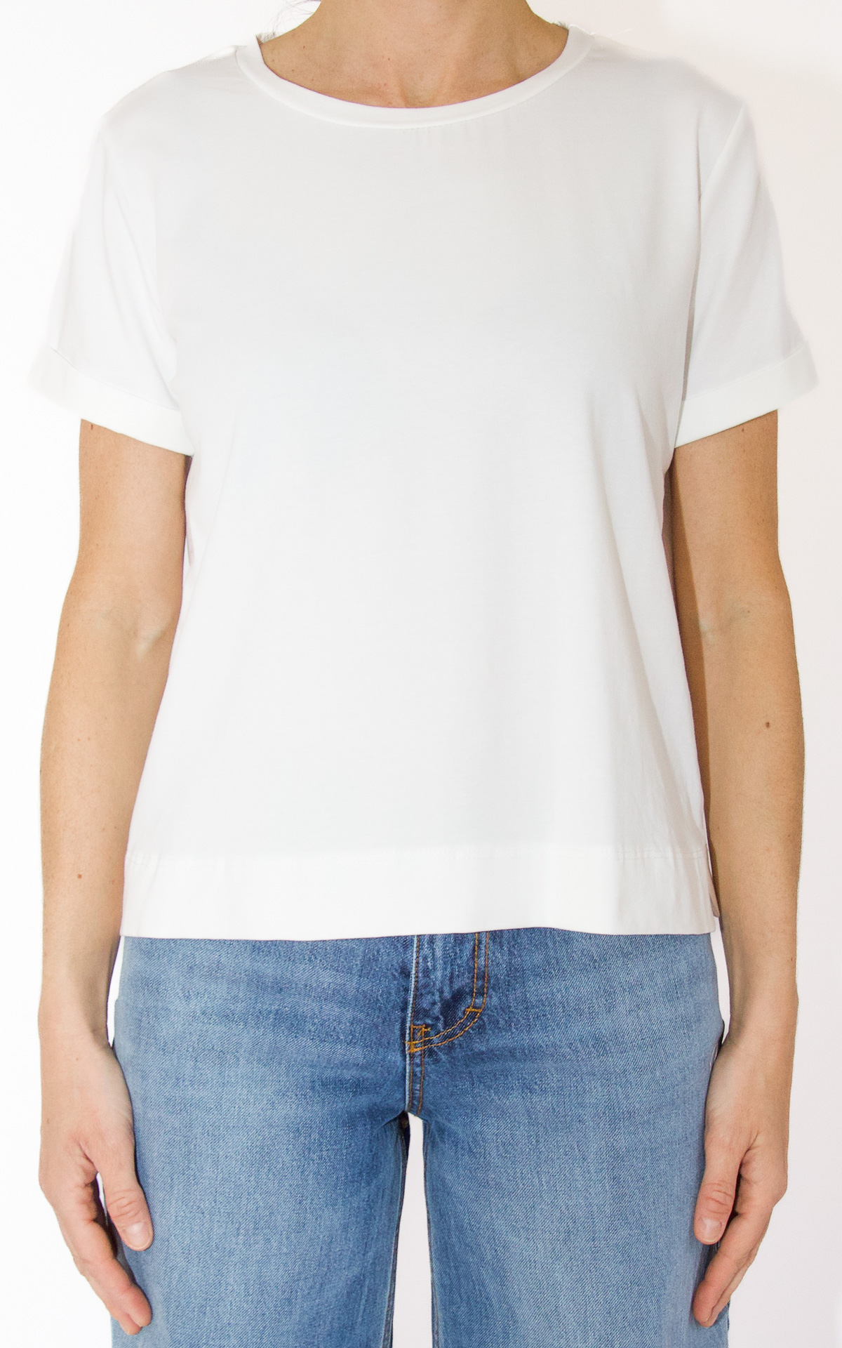 (image for) Off-On – t-shirt girocollo – bianca