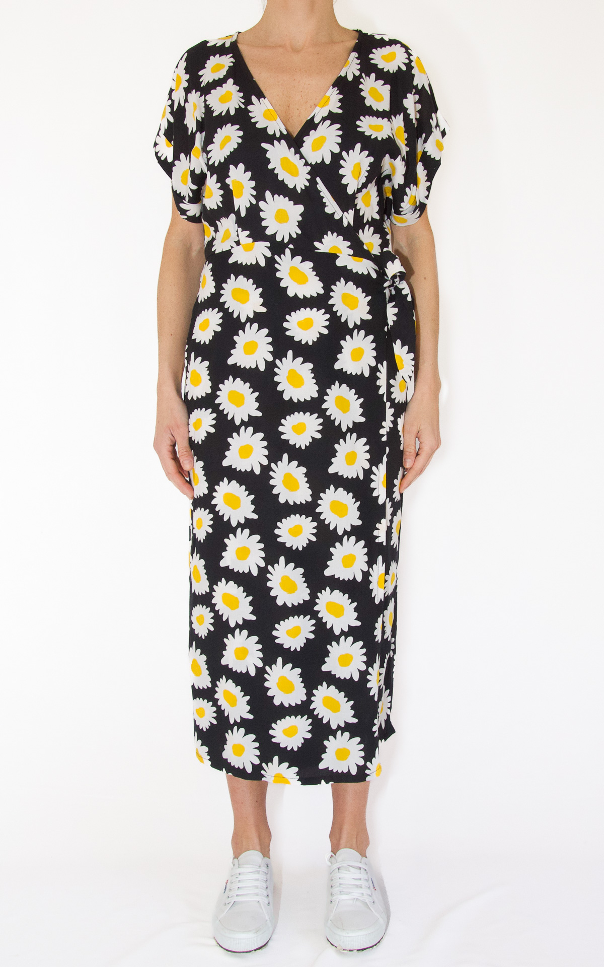 (image for) Compania fantastica – abito kimono girasole – nero