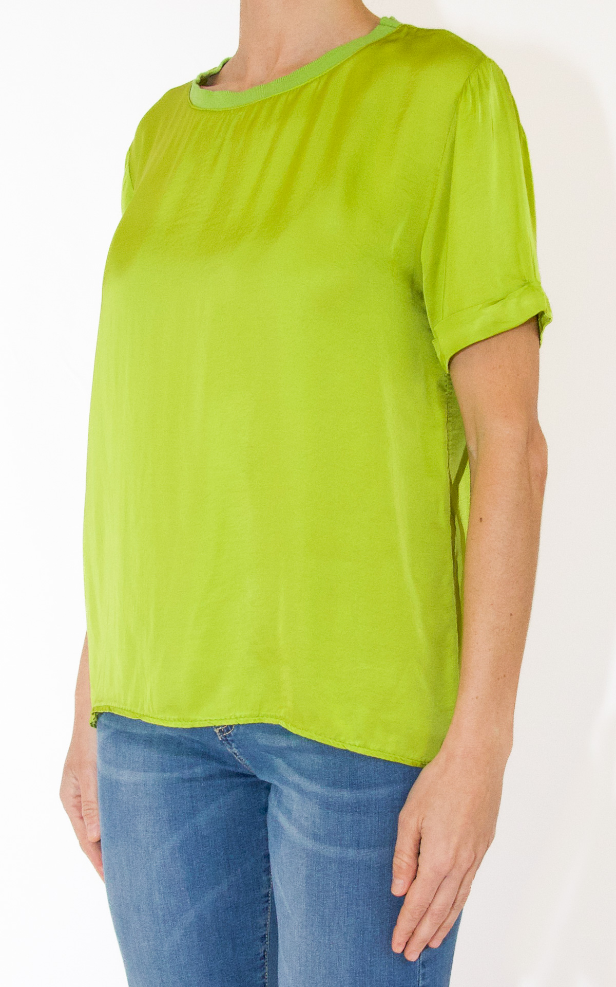 Off-On &#8211; blusa girocollo &#8211; verde lime