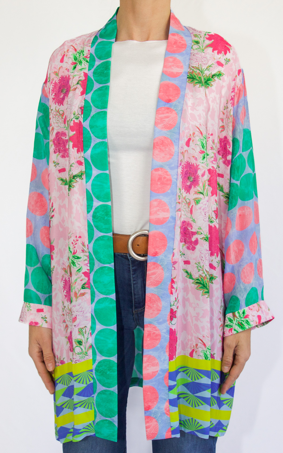 (image for) WuSide – kimono corto fantasia – rosa