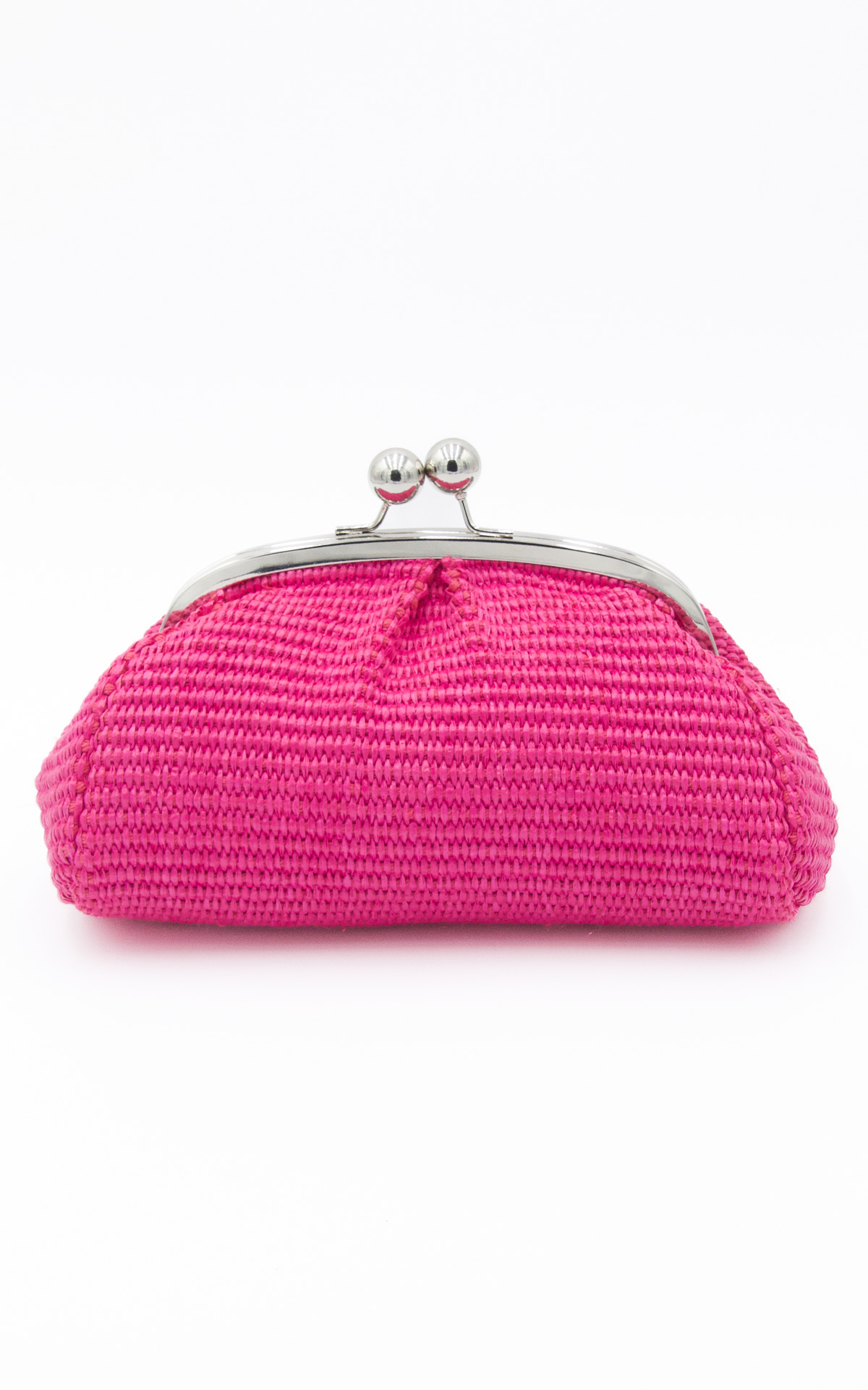 (image for) Gaj – borsa piccola in rafia – fucsia