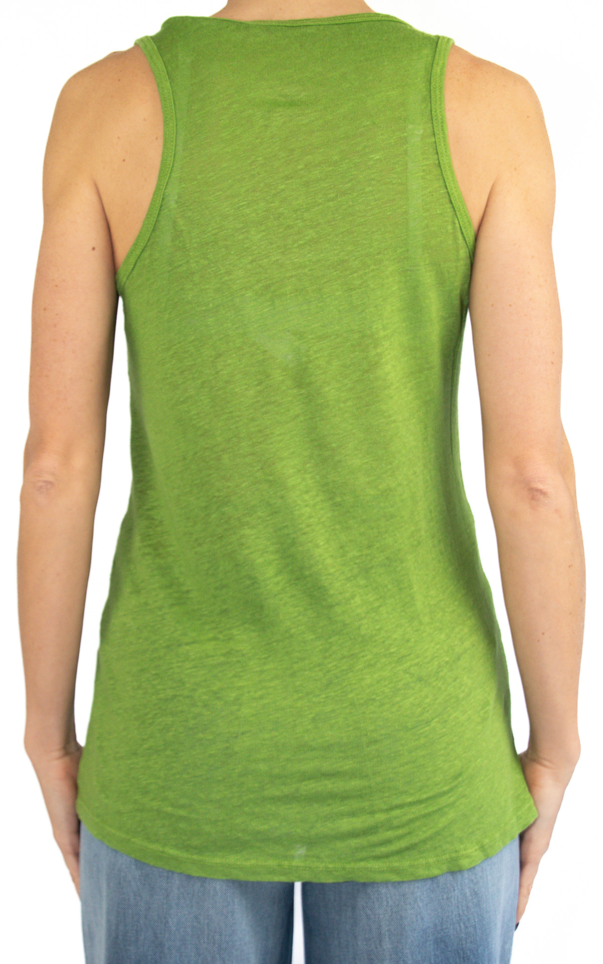 Off-On &#8211; top in lino &#8211; verde lime