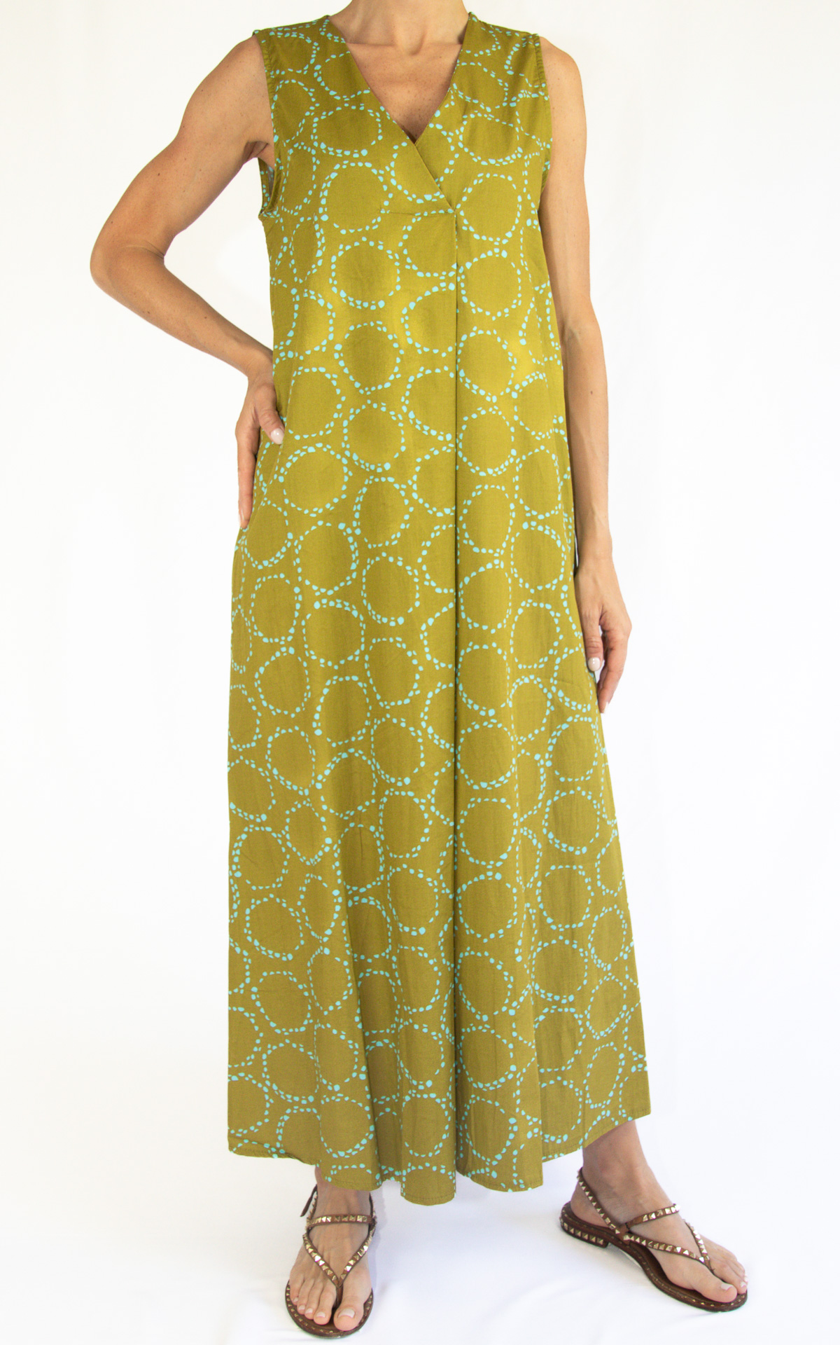 (image for) Off-On – abito longuette fantasia – lime