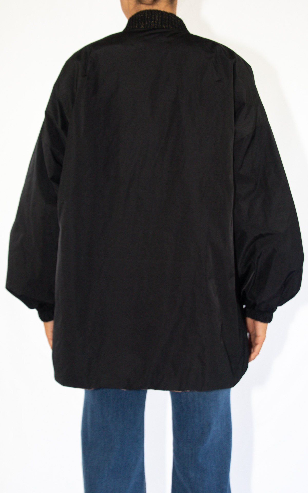 Pietronilla - giacca con rouches - nera