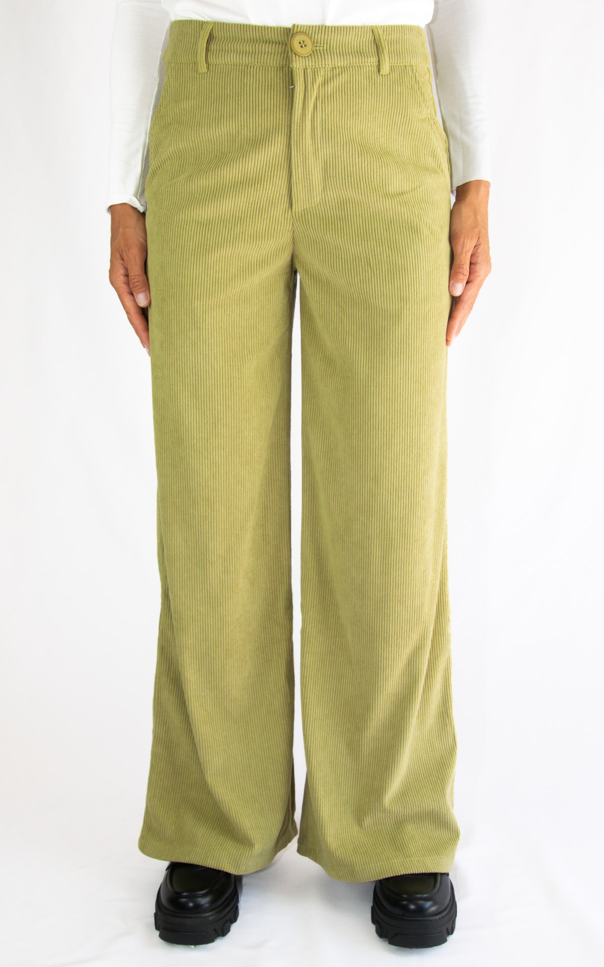 Compania Fantastica - pantalone velluto - verde