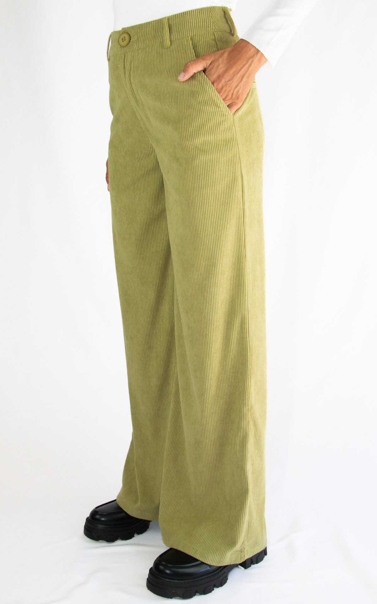 Compania Fantastica - pantalone velluto - verde