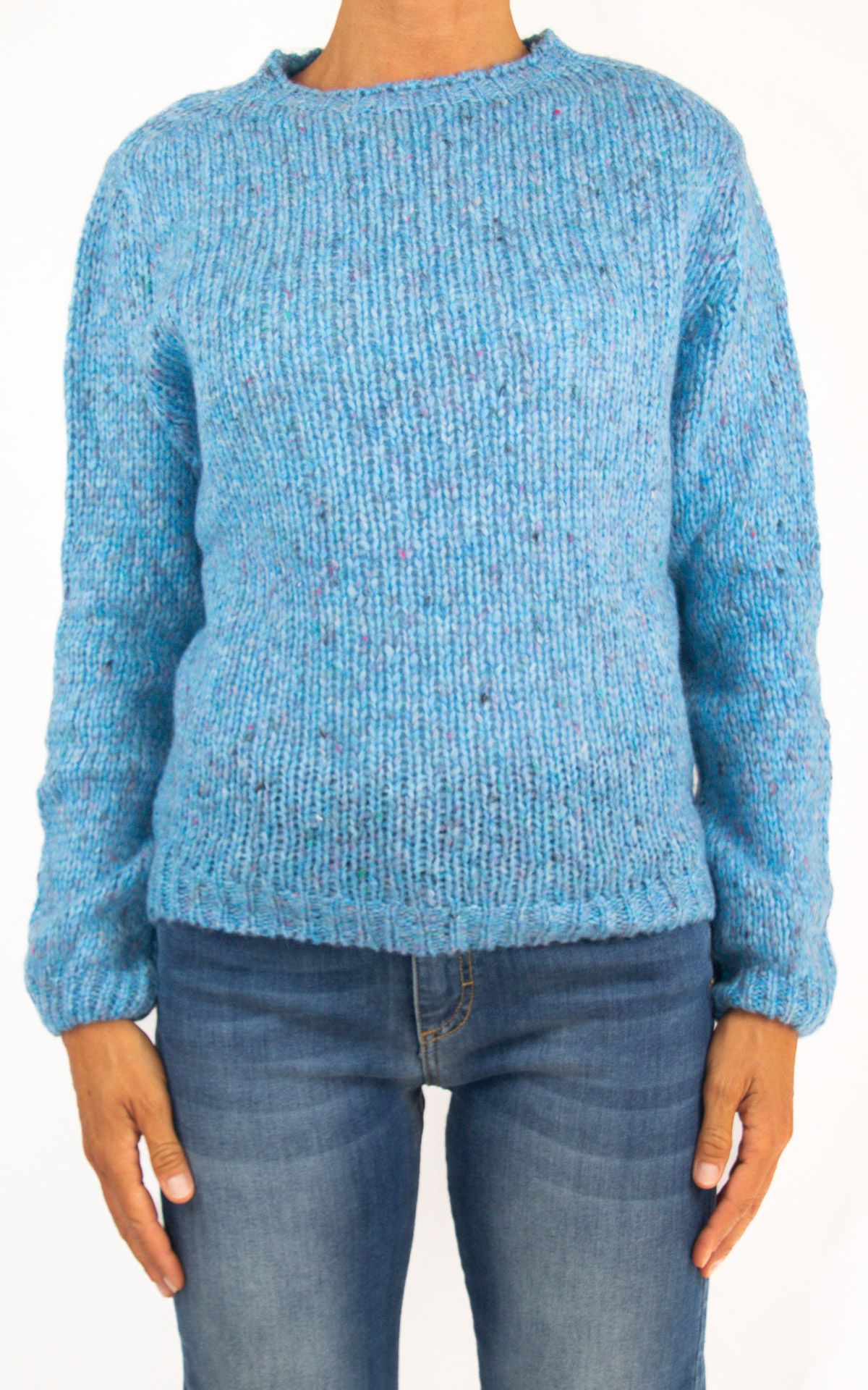 Off-On - maglia in lana - azzurro