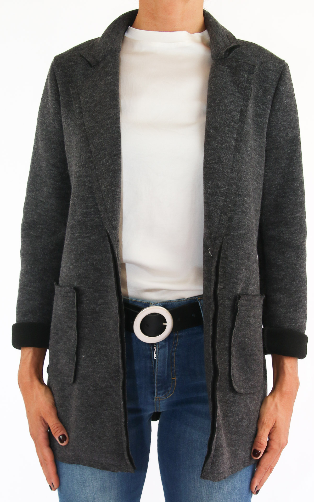 SusyMix - giacca bottone - grigio