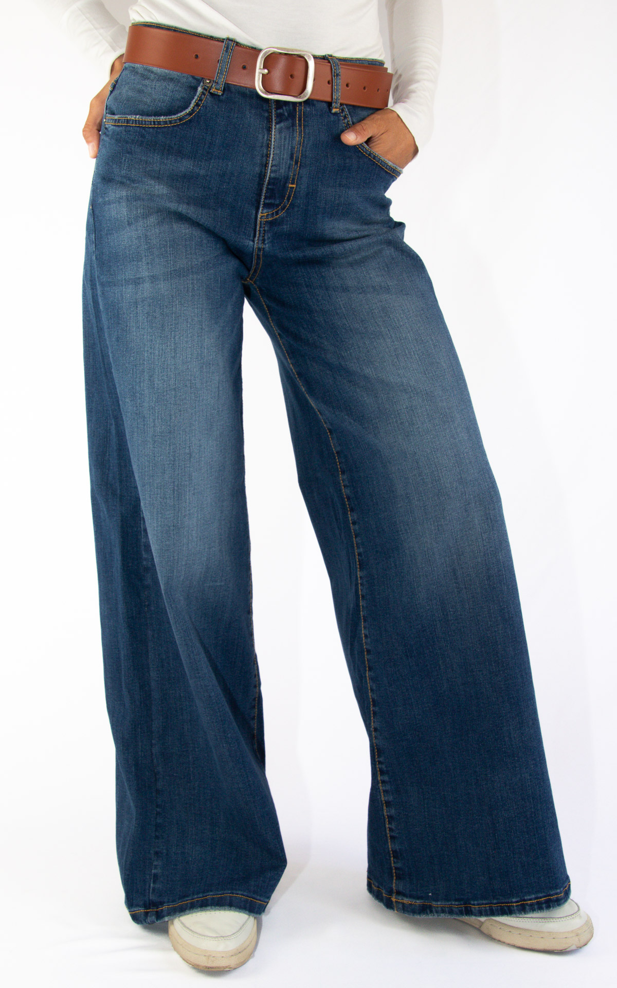 Initial - jeans palazzp - NIA