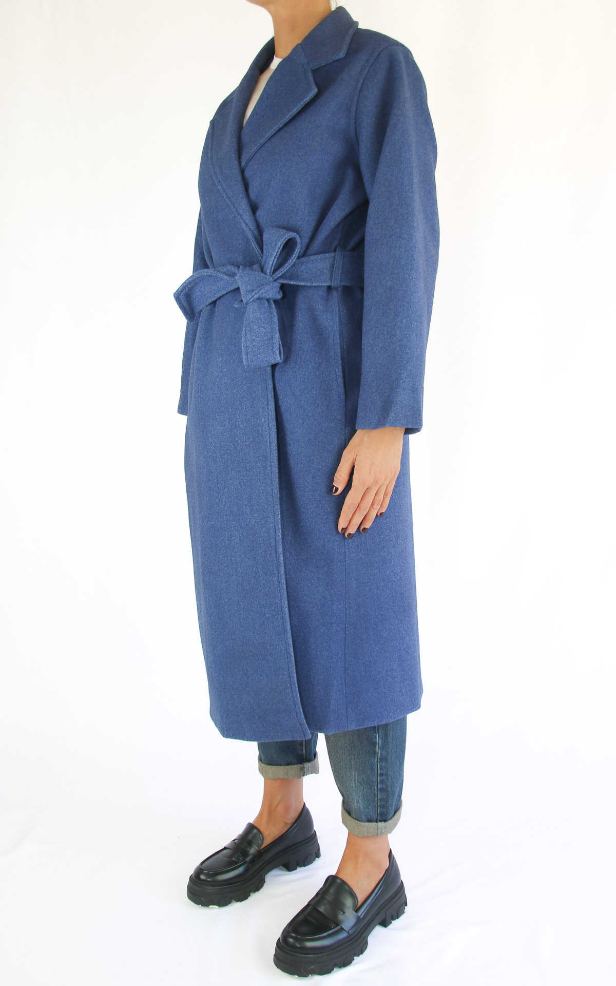 Compania Fantastica - cappotto con cintura - blu