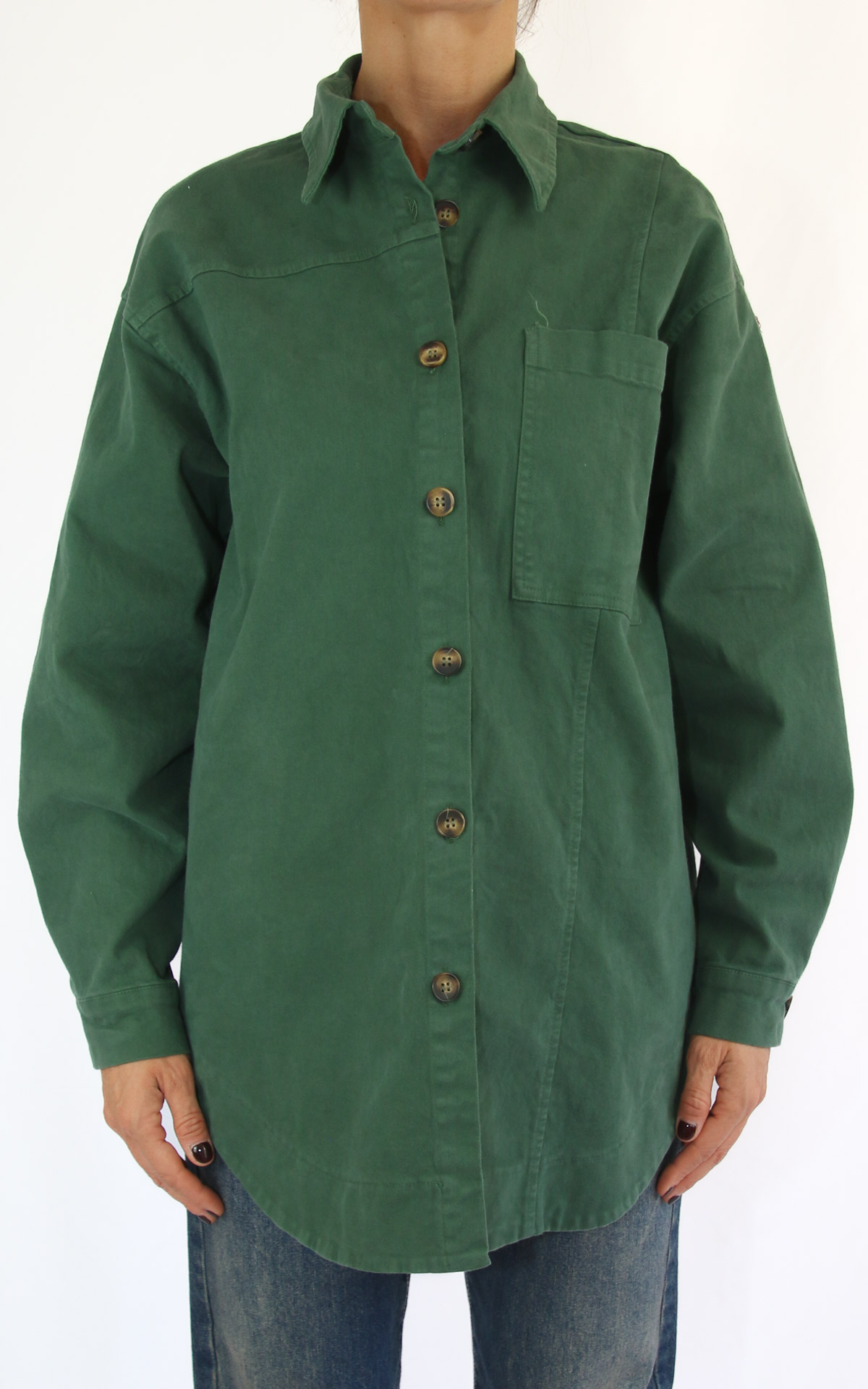 Off-On - giacca oversize - verde