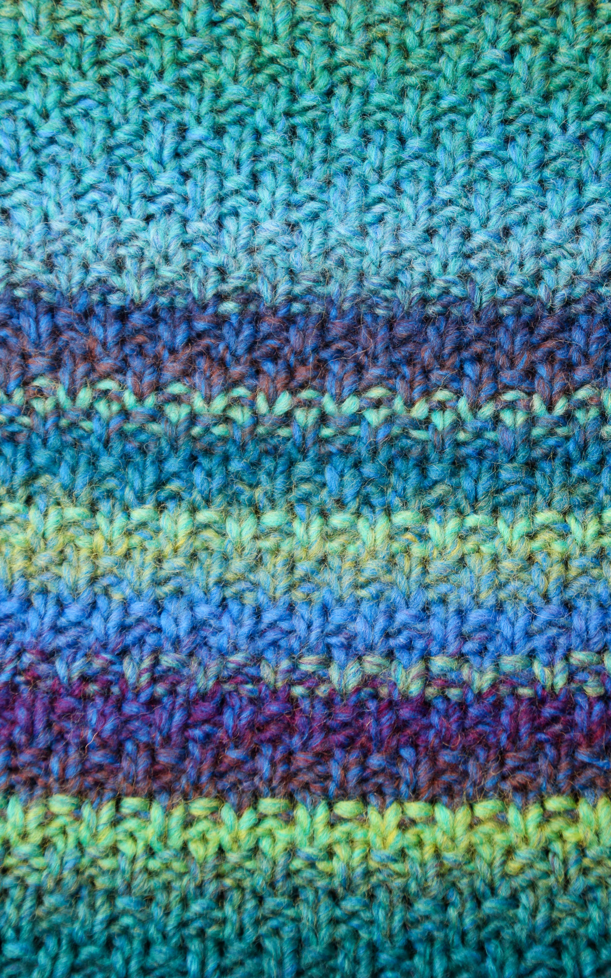 Off-On - cardigan multicolor longuette - azzurro