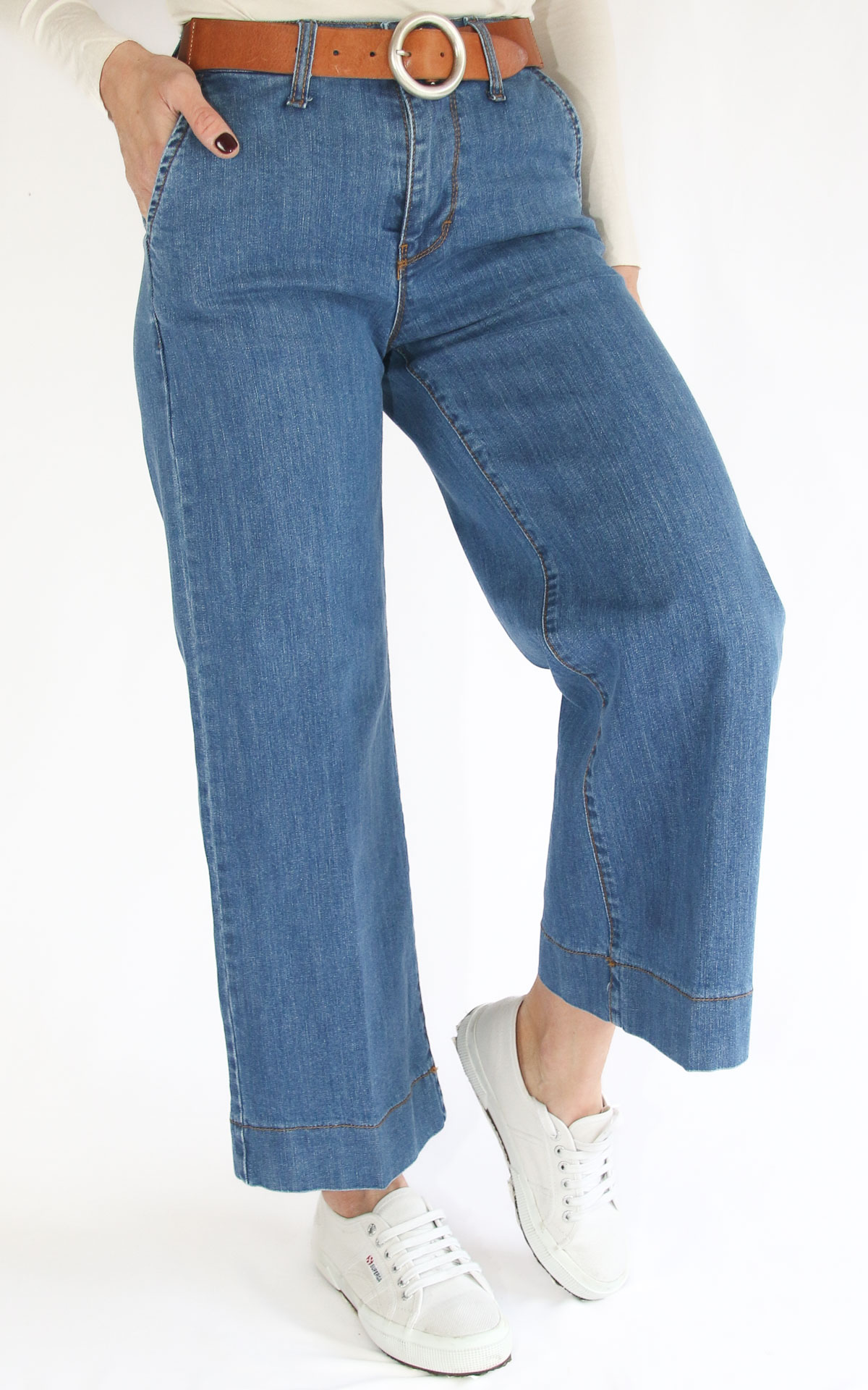 Initial - Jeans cropped - Lilly