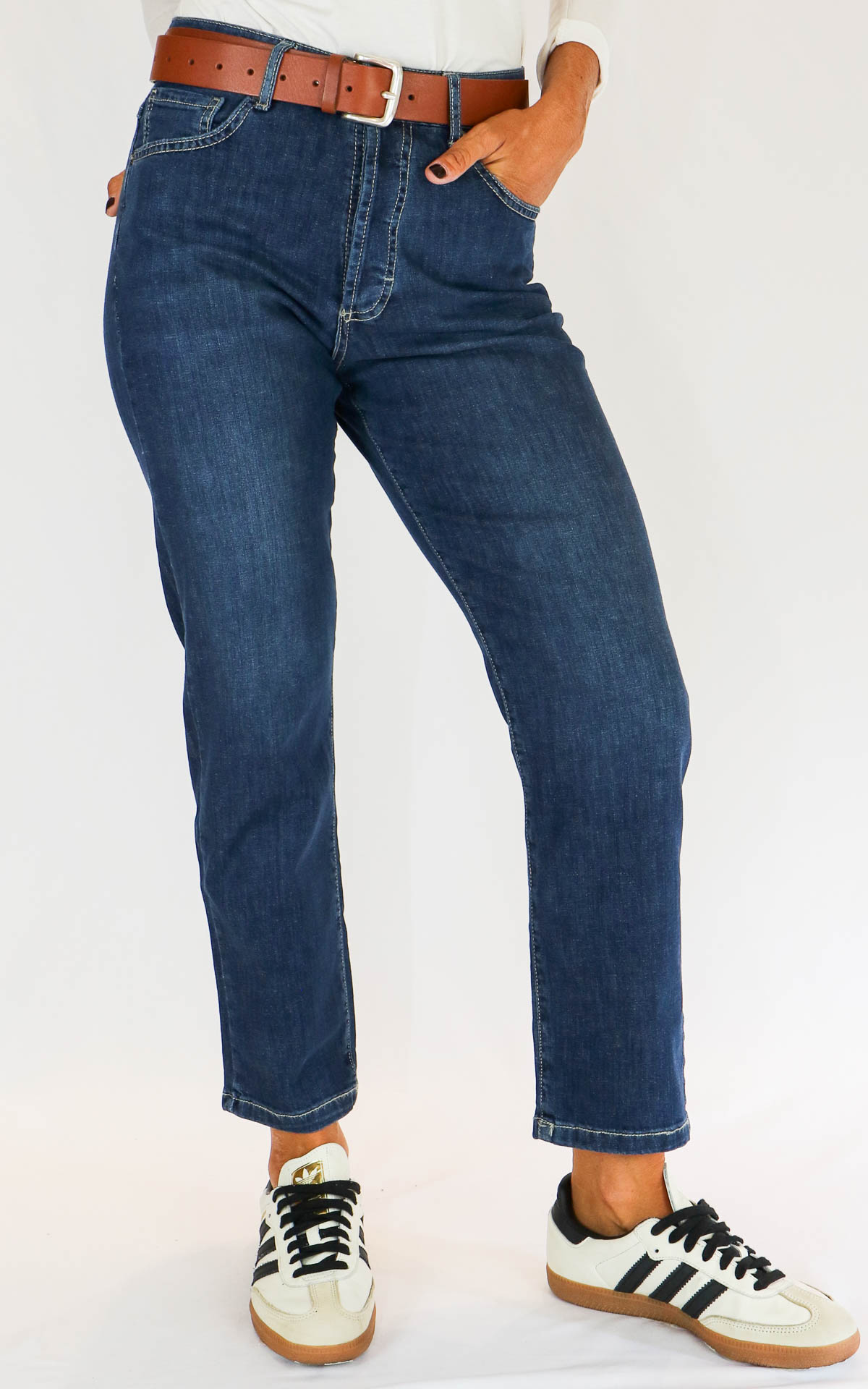 INITIAL - Jeans regular denim scuro - GRETA LIG