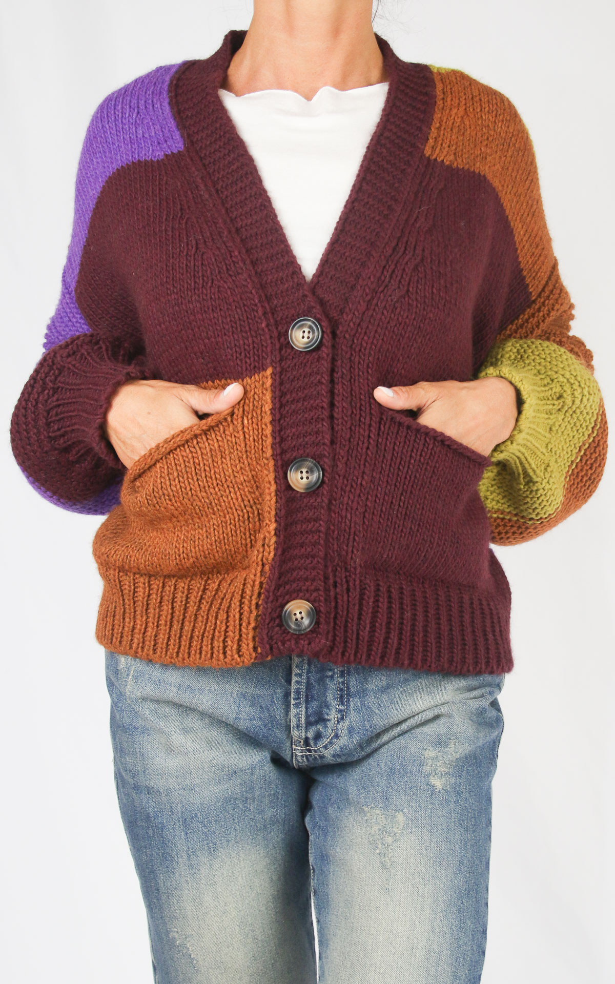 OFF-ON - Cardigan multicolore - MULTICOLOR