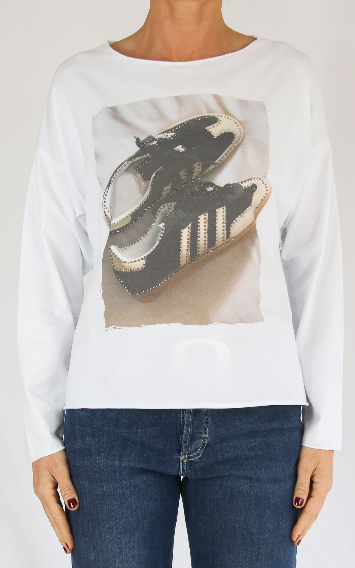 SUSYMIX - T-shirt manica lunga con stampa - SNEAKERS