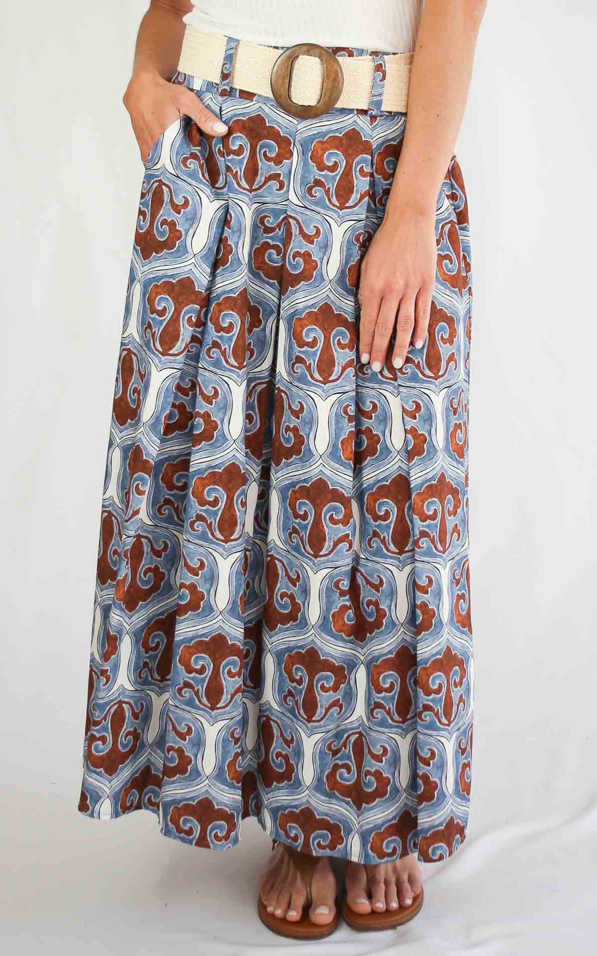OFF-ON - Gonna fantasia - MORO / AZZURRO