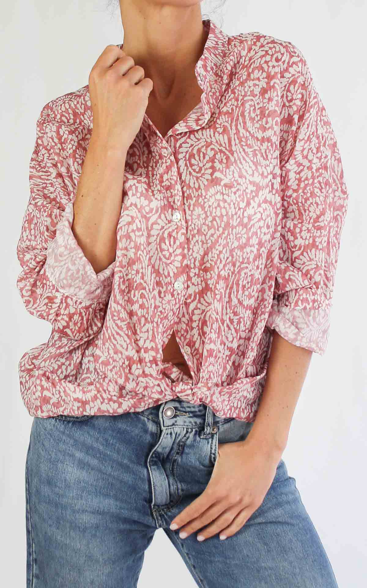 SUSYMIX - Camicia fantasia - ROSA